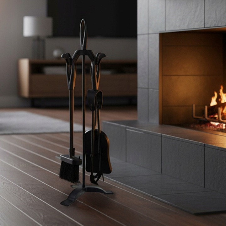 Аксессуары ретро 5в1 для каминов ,печей и т.д с подставкой Kaminer (25969) Нововолынск - изображение 9