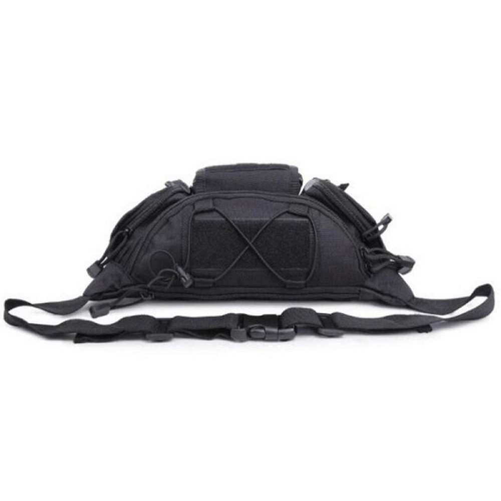 Сумка тактична поясна чорна Київ - фото 6