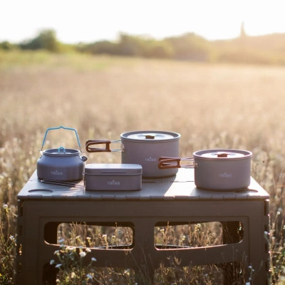 Чайник туристический Tribe Kettle Alu 1 л алюмінієвий (T-FI-0013-grey) Винница - изображение 7