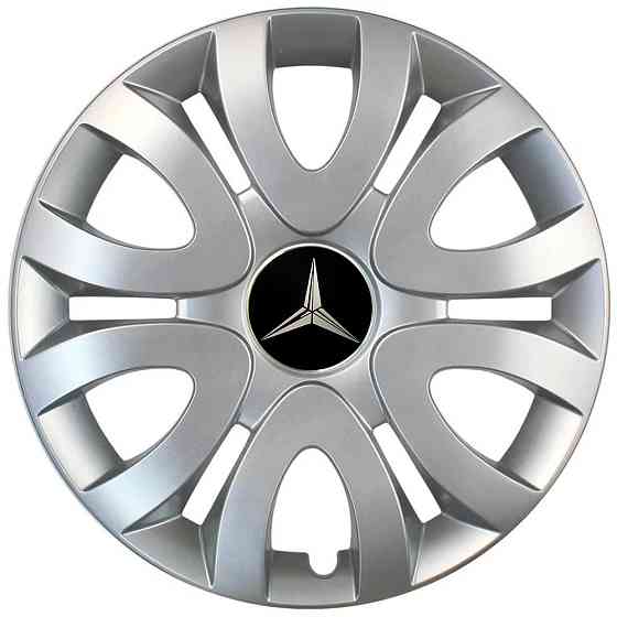 Автомобильные модельные колпаки R15 Mercedes-Benz 330 4шт, SJS, серебряные Киев