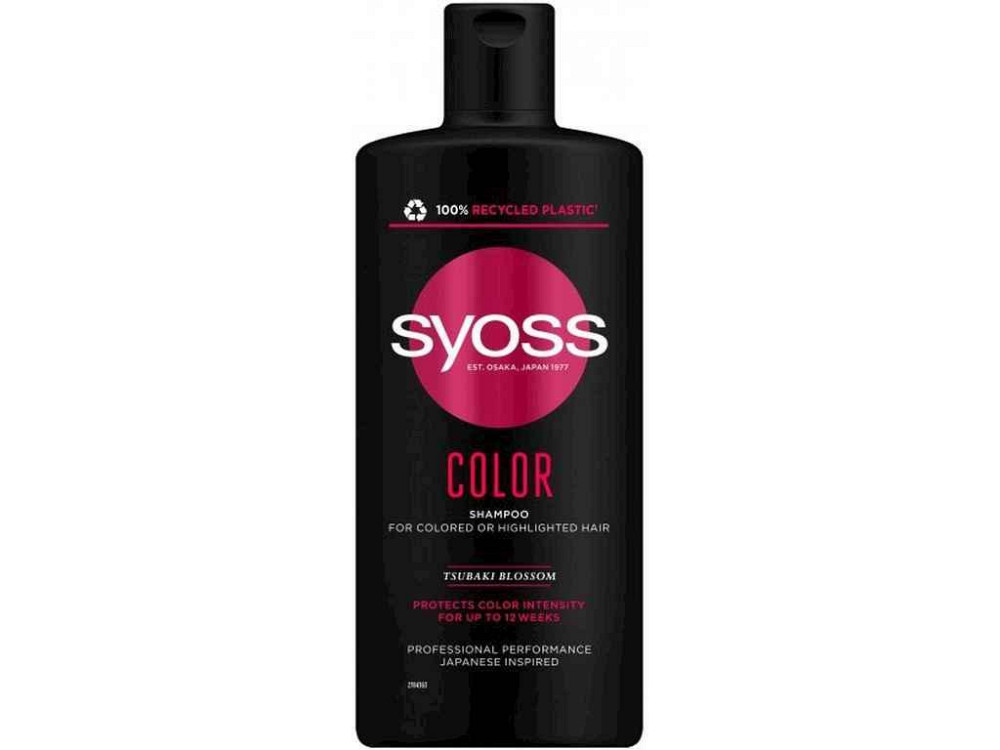 Шампунь Color Квітка камелії д/фарбованого і тонованого волосся 440мл ТМ SYOSS   Solmir Київ - фото 1