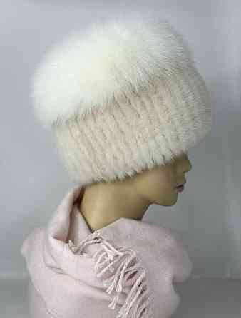 Жіноча норкова шапка кубанка Перлина Харків