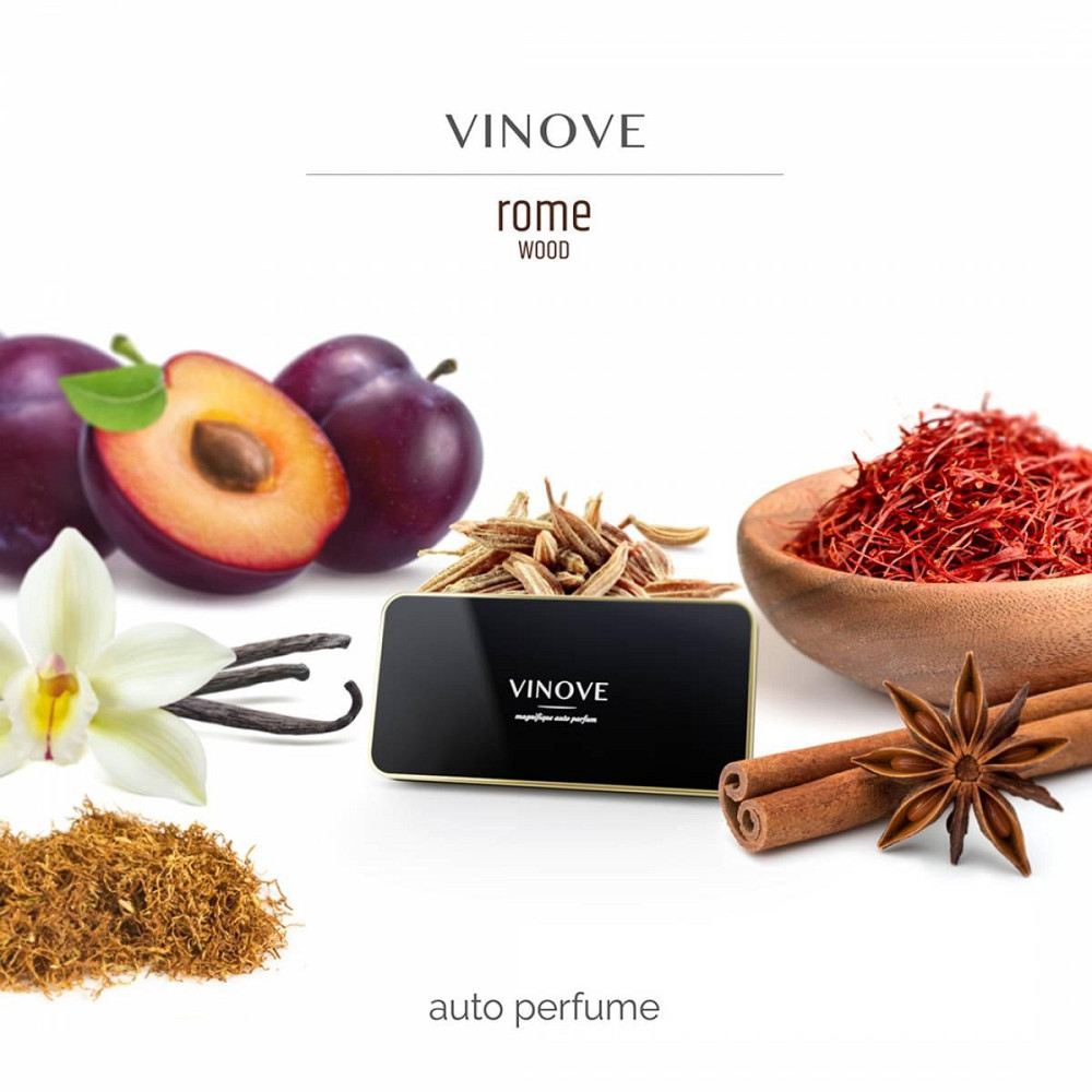 Ароматизатор для автомобіля VINOVE Rome V22-10 Ведмедик — стильний чоловічий аромат із кедром, ваніллю, корицею та шкірою Ковель - фото 2