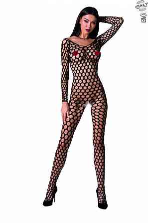 Бодистокинг с крупной сеткой Passion BS077 black Sex Aura Киев