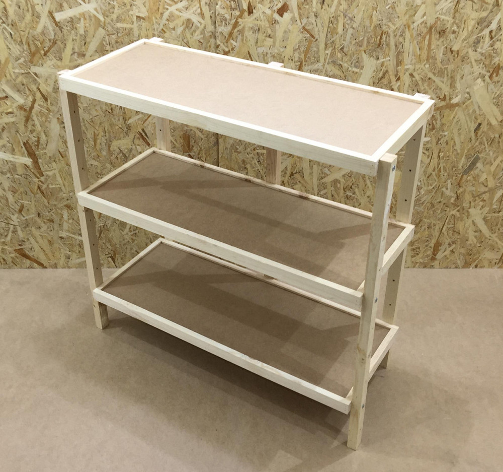 Етажерка розбірна "Честер" 3 полиці 40х100х100 Миколаїв - фото 1