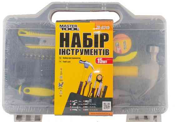 Набір інструменту MASTERTOOL 15 елементів 78-0315 Рівне