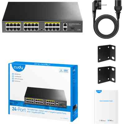 Комутатор мережевий Cudy FS1026PS1 Вінниця
