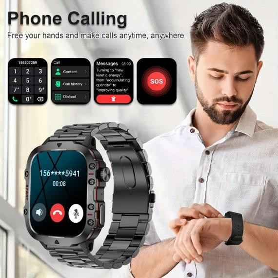 Розумний смарт годинник Smart Expert Nano каучук + 2 ремінці Вінниця - фото 8