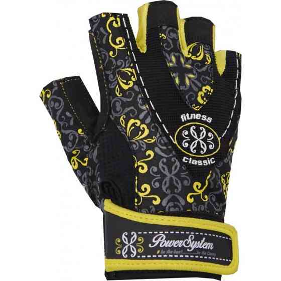 Рукавички для фітнесу Power System PS-2910 Classy Жіночі Yellow M Кам'янське