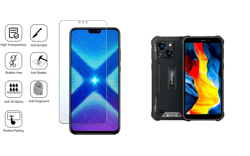 Захисне скло NeoGlass для Oukitel WP32, WP32 Pro – надпрозоре та стійке Київ - фото 4