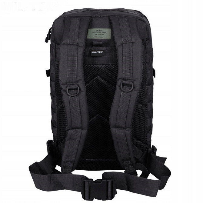 Тактичний Рюкзак 36 літрів із системою Molle 25 мм Mil-Tec від Sturm "Assault Large" (14002202) Blac Нововолинськ - фото 7