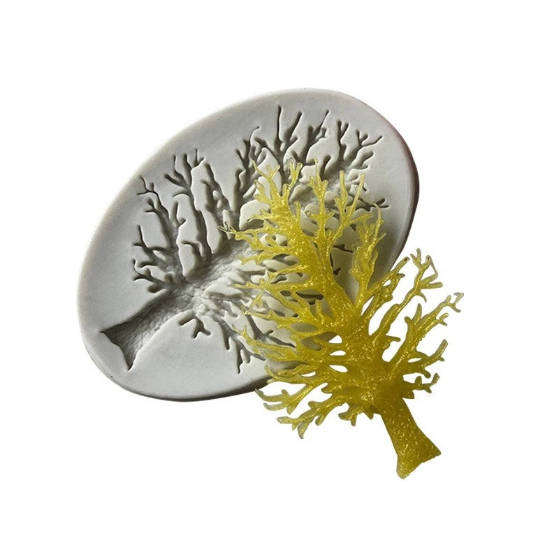 Молд силіконовий Дерево 75 мм сірий Київ - фото 5