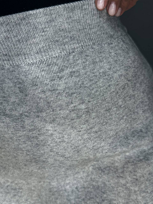 Спідниця жіноча Accorddream 8631 вʼязана міді з розрізом, сірий, one size Київ - фото 6