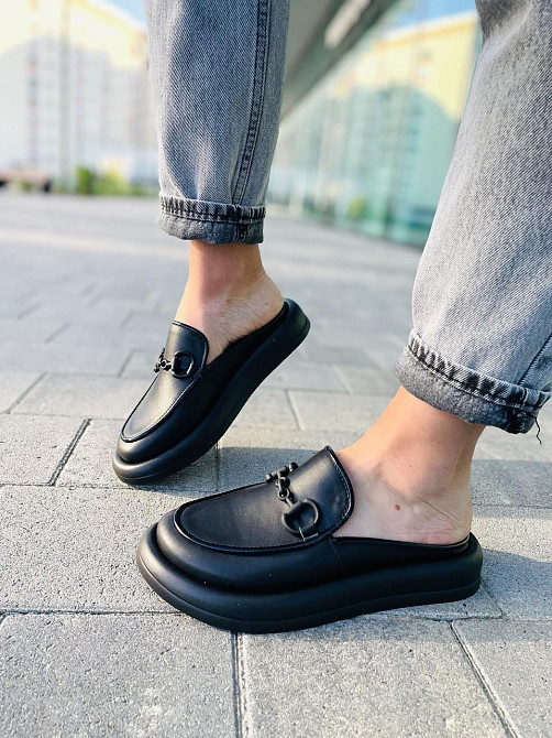 ALEX BELL Шльопанці жіночі ALEX BELL 900K-2-22AP чорні (літо, шкіра натуральна) (5066) 36-40 Коломия - фото 8