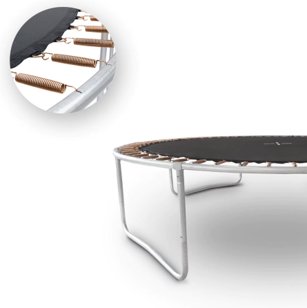 Батут OUTTEC Pumpkin с внутренней сеткой 10 футов 305 см черно-серый Киев