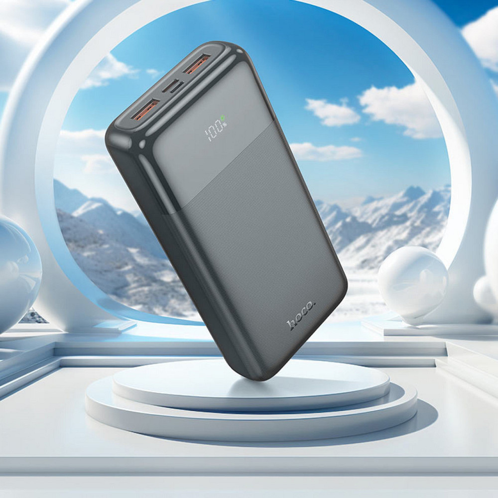 Павербанк 20000 mAh HOCO J121A 22.5W PD20W QC3.0 быстрая зарядка цифровой дисплей power bank повербанк Одесса - изображение 6