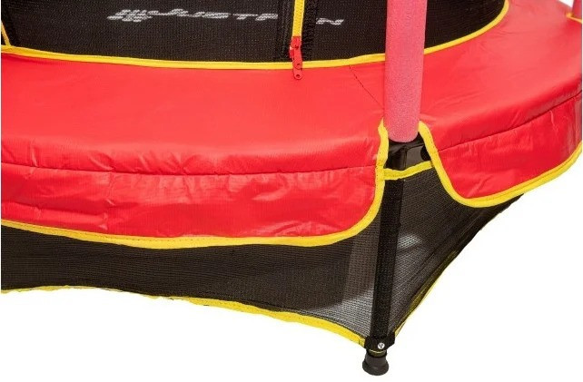 Дитячий батут 140 см Just Fun із захисною сіткою для дітей Червоний Київ - фото 3