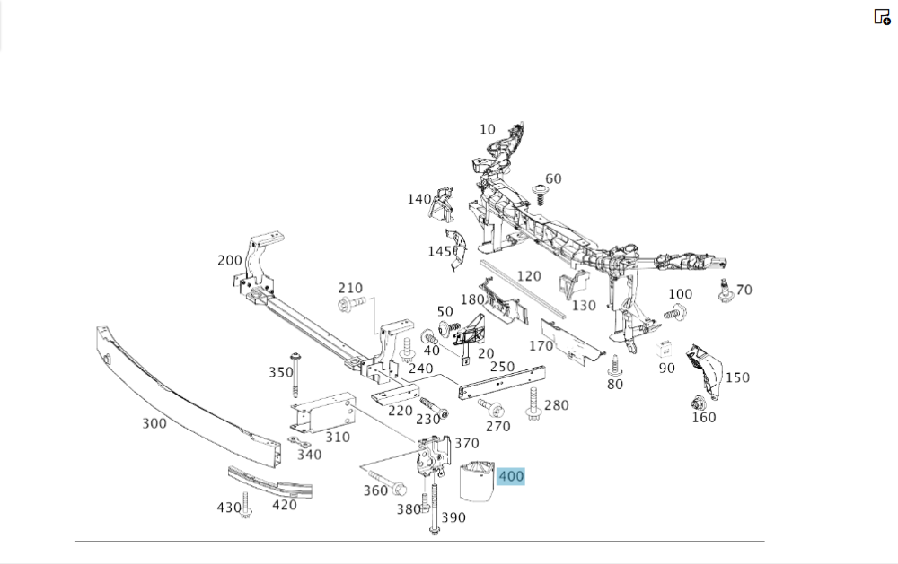 Mercedes-Benz  A1176280000 Відбійник на лонжероні спереду ліворуч CLA C117 GLA X156 Одеса - фото 2