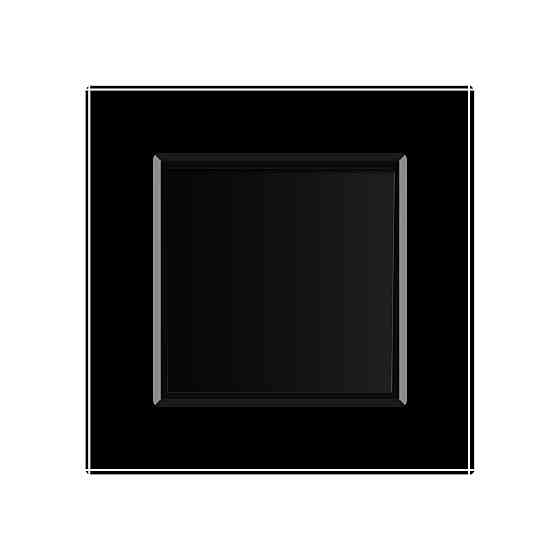 LIVOLO Вимикач універсальний 1-клавішний LIVOLO чорний матовий скло 250В 10А Коломия