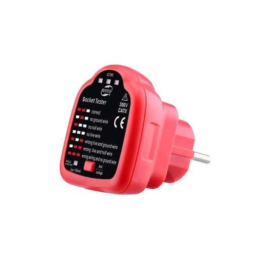 Тестер розеток с функцией проверки УЗО BENETECH GT85 Одесса - изображение 2