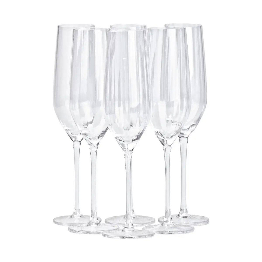 Набір бокалів для шампанського 6 шт, 350 мл Київ - фото 1