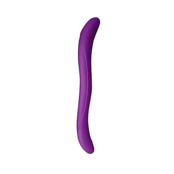 Подвійний фалоімітатор Wooomy Twoooney Semirealistic Double Dong Purple, діаметр 3 та 3,8 см Sex Aura Київ