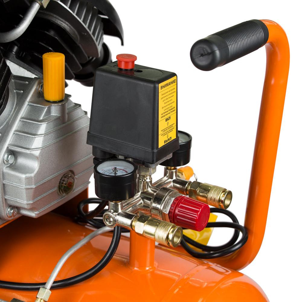 Grad Компрессор двухцилиндровый (V) 2.2кВт 386л/мин 8бар 50л (2 крана) GRAD (7043935) Коломыя - изображение 6