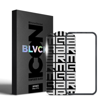 Скло захисне Armorstandart Infinity Black Icon 2.75 D Apple iPhone 15 Pro (ARM77822) Вінниця - фото 1