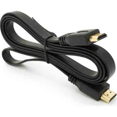Кабель мультимедийный HDMI M to HDMI M 1.5m V1.4 black Merlion (YT-HDMI(M)/(M)SLIM-1.5m/04460) Винница