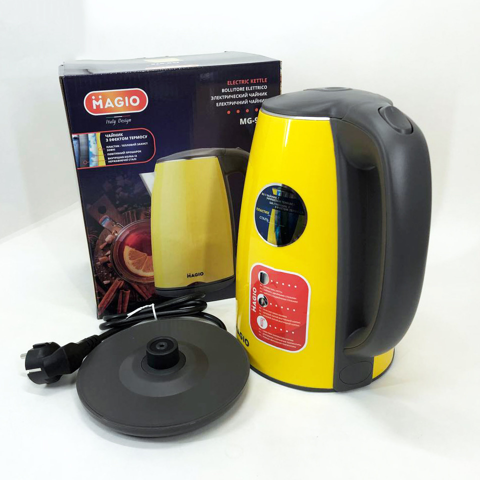 Чайник для дому зручний MAGIO MG-976, Потужний побутовий електрочайник, Чайник красивий електричний ID-13 Івано-Франківськ - фото 5