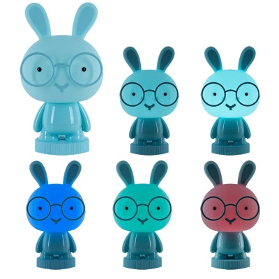 Нічник Kite Світильник LED з акумулятором Bunny, блакитний (K24-490-1-3) Вінниця - фото 4