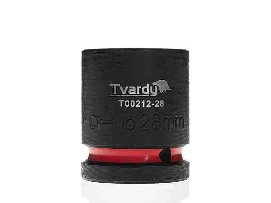 Головка ударна "Tvardy" з хром-молібденової сталі (Cr-Mo)  3/4"  6-гранна 28 мм Київ