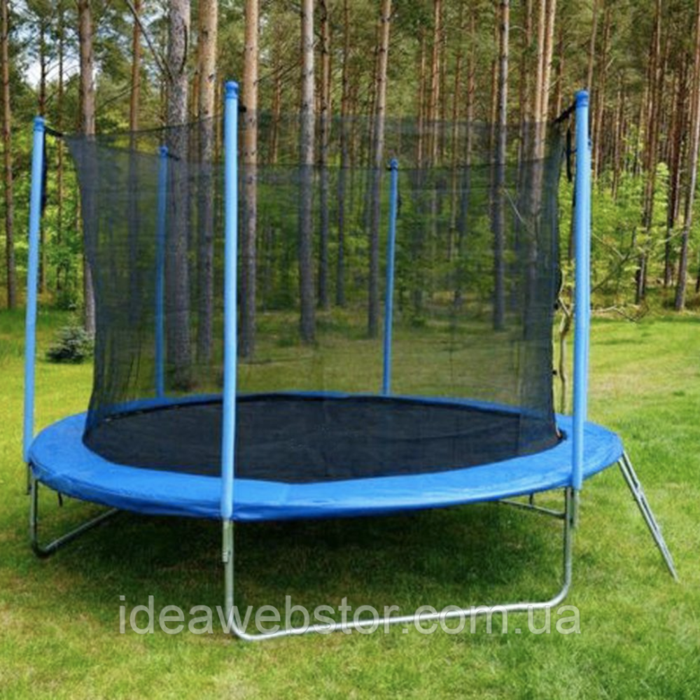 Батут Jumi Motion Sport Line 10ft 305 см с внутренней сеткой синий для детей и взрослых до 150 кг, для дачи и улицы Киев - изображение 9