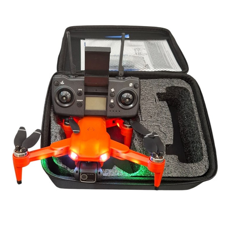Квадрокоптер L900 PRO 6K GPS з кейсом (до 1200м) 28 хвилин польоту (Помаранчевий) Київ - фото 10