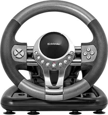 Игровой руль Defender Forsage GTR USB 12 кнопок Манипулятор для игр Винница