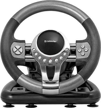 Ігрове кермо Defender Forsage GTR USB 12 кнопок Маніпулятор для ігор Вінниця - фото 3