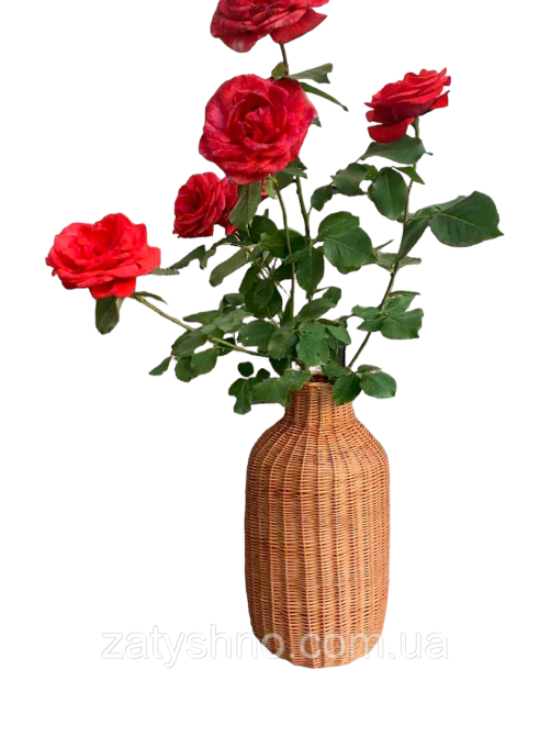 Ваза плетена з лози Київ - фото 1