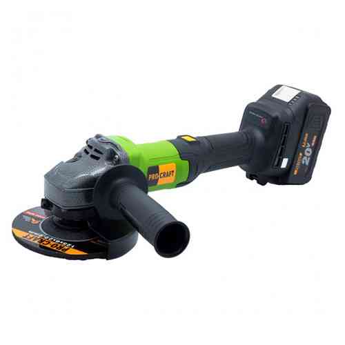Акумуляторна болгарка Procraft PGA-20 – безщіткова, 125 мм, 20В, 4А·год, 2 АКБ, гарантія 36 міс Львів
