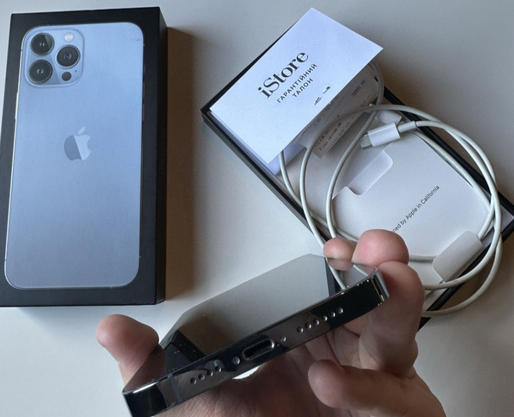 Айфон iPhone 13 Pro Max 256Gb. Sierra Blue Київ - фото 2