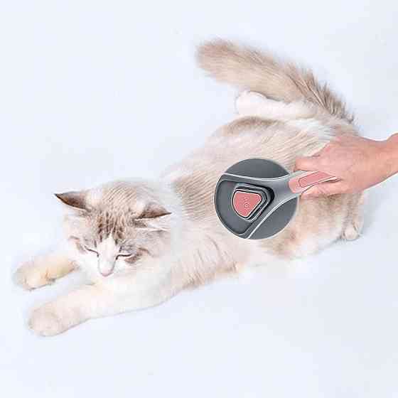 Массажная щетка для собак и кошек с самоочисткой Киев