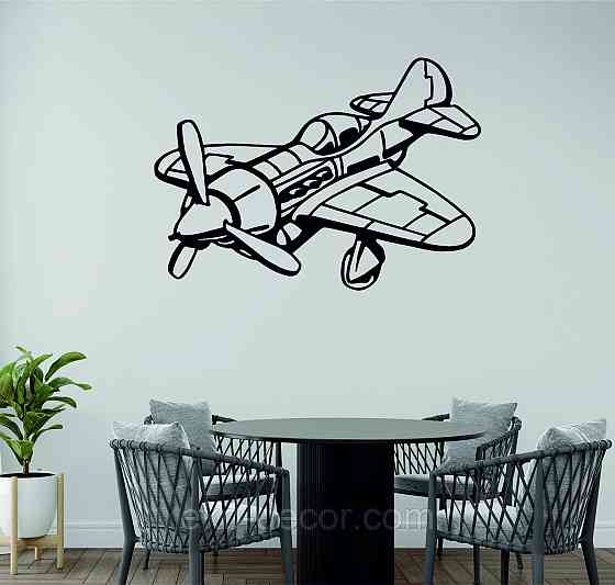 Декоративное настенное Панно «Самолет», Декор на стену Киев