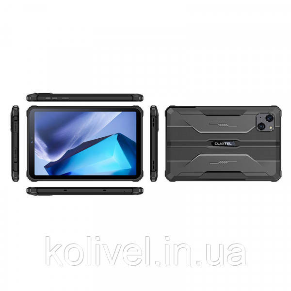 Планшет Oukitel RT3 8” HD+ / 4GB/64GB / MT6762 / 5150mAh / IP69K / LTE Black (6931940717281) Киев - изображение 8