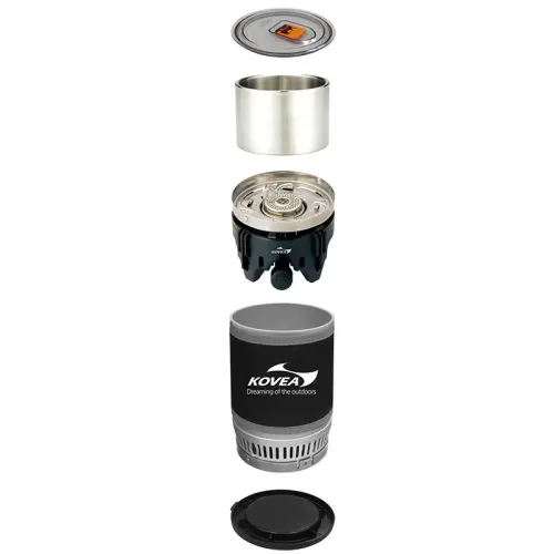 Система приготовления пищи Kovea Alpine Pot Wide KB-0703W (газовая горелка + кастрюля) Винница