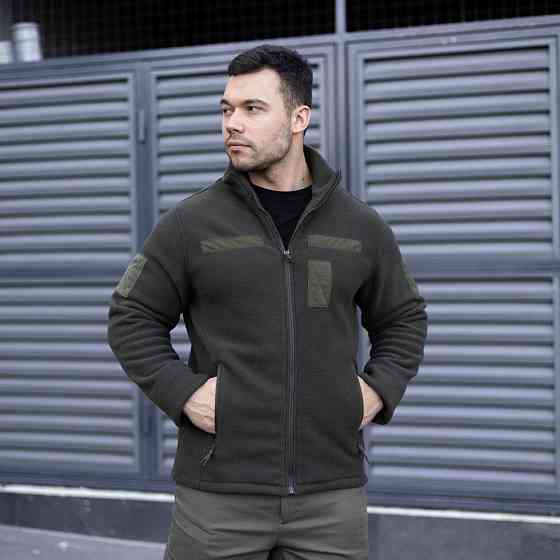 Толстовка флісова Pobedov Voin з липучками Хакі 2XL BLto2 5412XLkh Київ