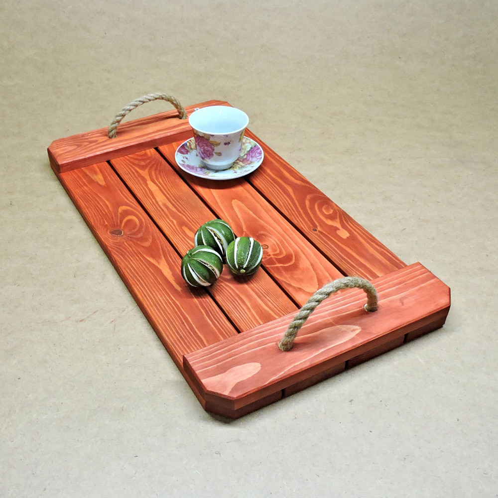 Піднос дерев'яний "Брюссель" корал Миколаїв - фото 4