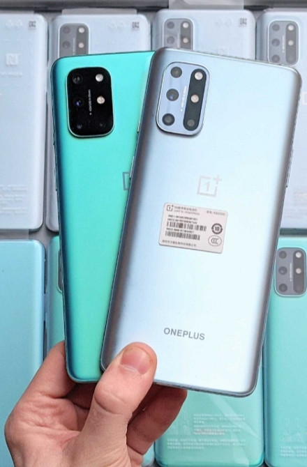 Смартфон One Plus 8T 12/256Gb Lunar Silver /Aguamarine Green Київ - фото 1