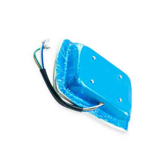 Светодиодный квадратный в фару мопед Дельта (6 диодов) со стеклом + габариты модуль Мукачево