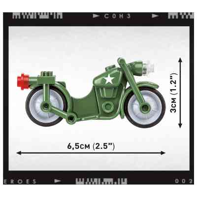 Конструктор Cobi Company of Heroes 3 USA Центр Авіапідтримки, 652 деталі (COBI-3042) Вінниця