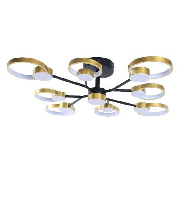 SIRIUS Люстра світлодіодна акрилова Sirius Ш 1313/9 Black+Gold Коломия - фото 12