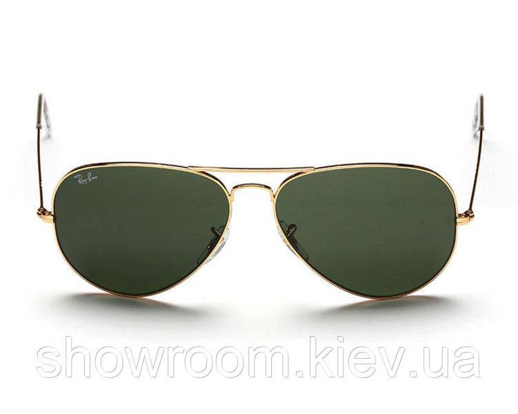 Чоловічі сонцезахисні окуляри Ray Ban aviator 3026 (112) Lux Київ - фото 2